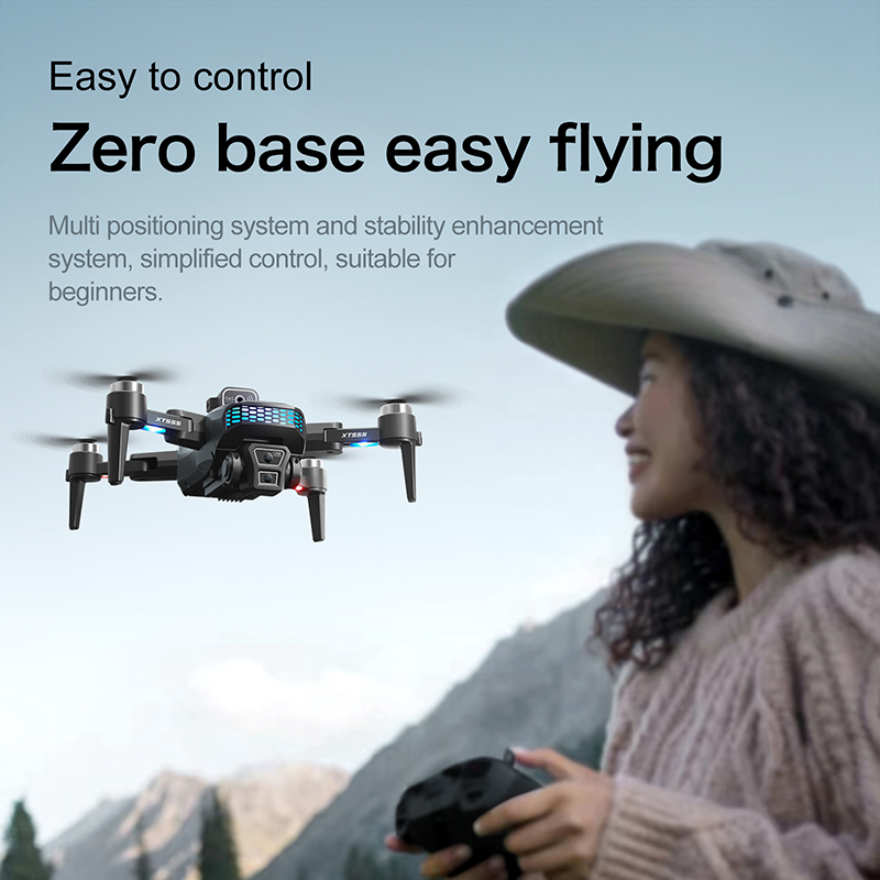 Novo Drone RC XT555 com GPS, C - Drone Rc Foldable avaliação e preço