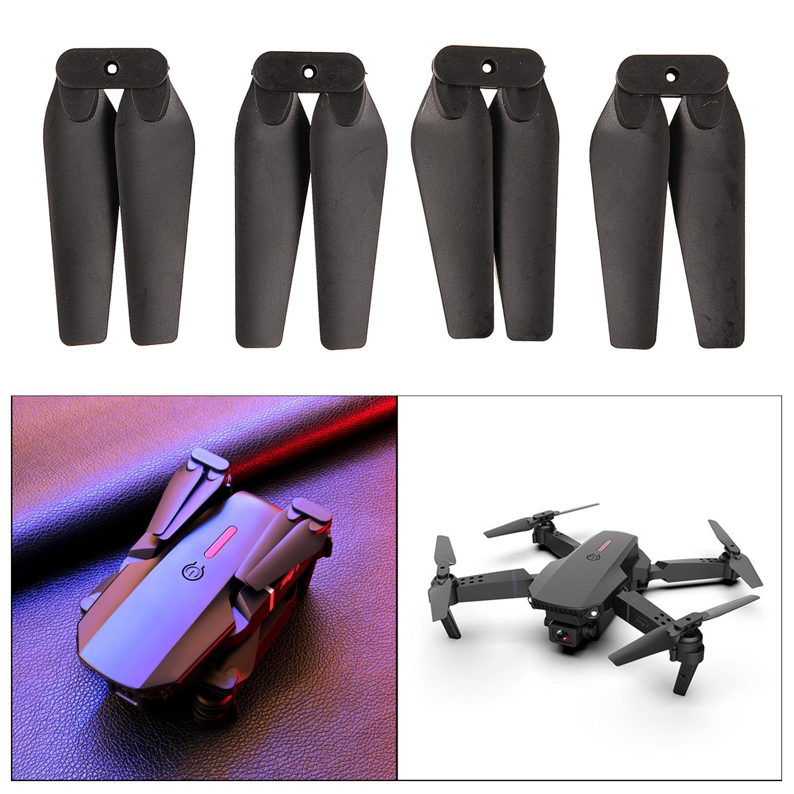 2 pares substituição dobrável  - Rc Drone E88 avaliação e preço