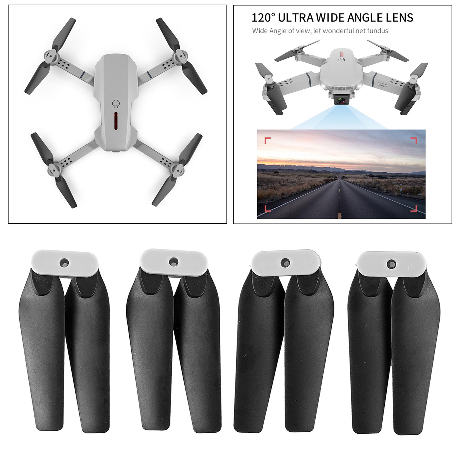 2 pares substituição dobrável  - Rc Drone E88 avaliação e preço