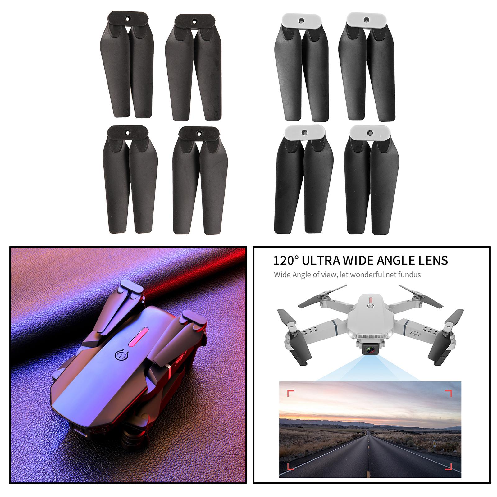 2 pares substituição dobrável  - Rc Drone E88 avaliação e preço