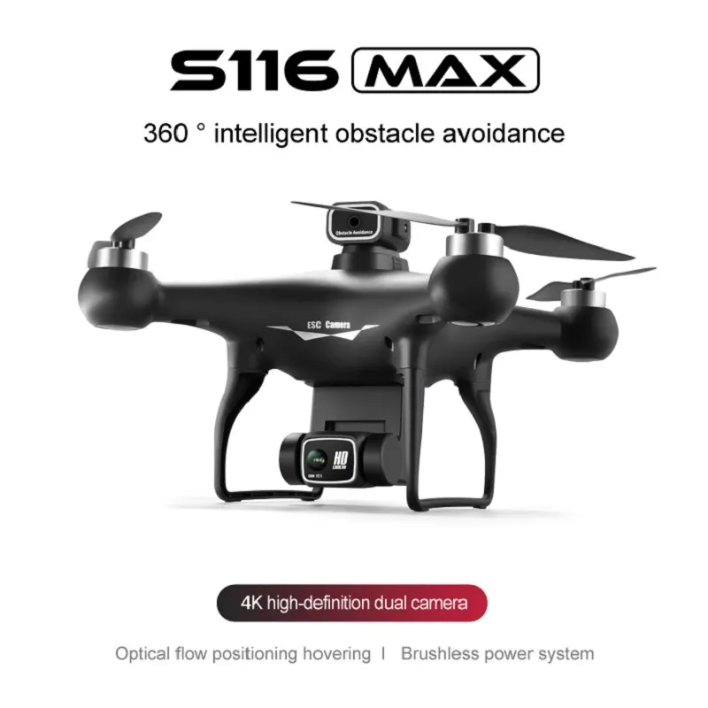 S116 MAX Elf Drone 8K Profissi - Drone Rc S116 avaliação e preço