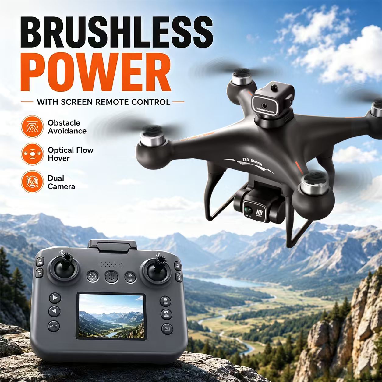 Drone RC ZNLYRION S116 com Mot - Drone Rc S116 avaliação e preço