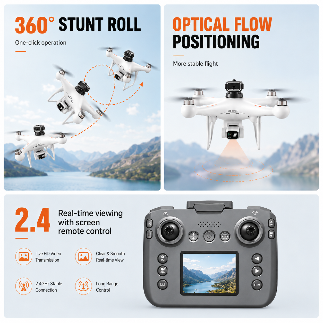 Drone RC ZNLYRION S116 com Mot - Drone Rc S116 avaliação e preço