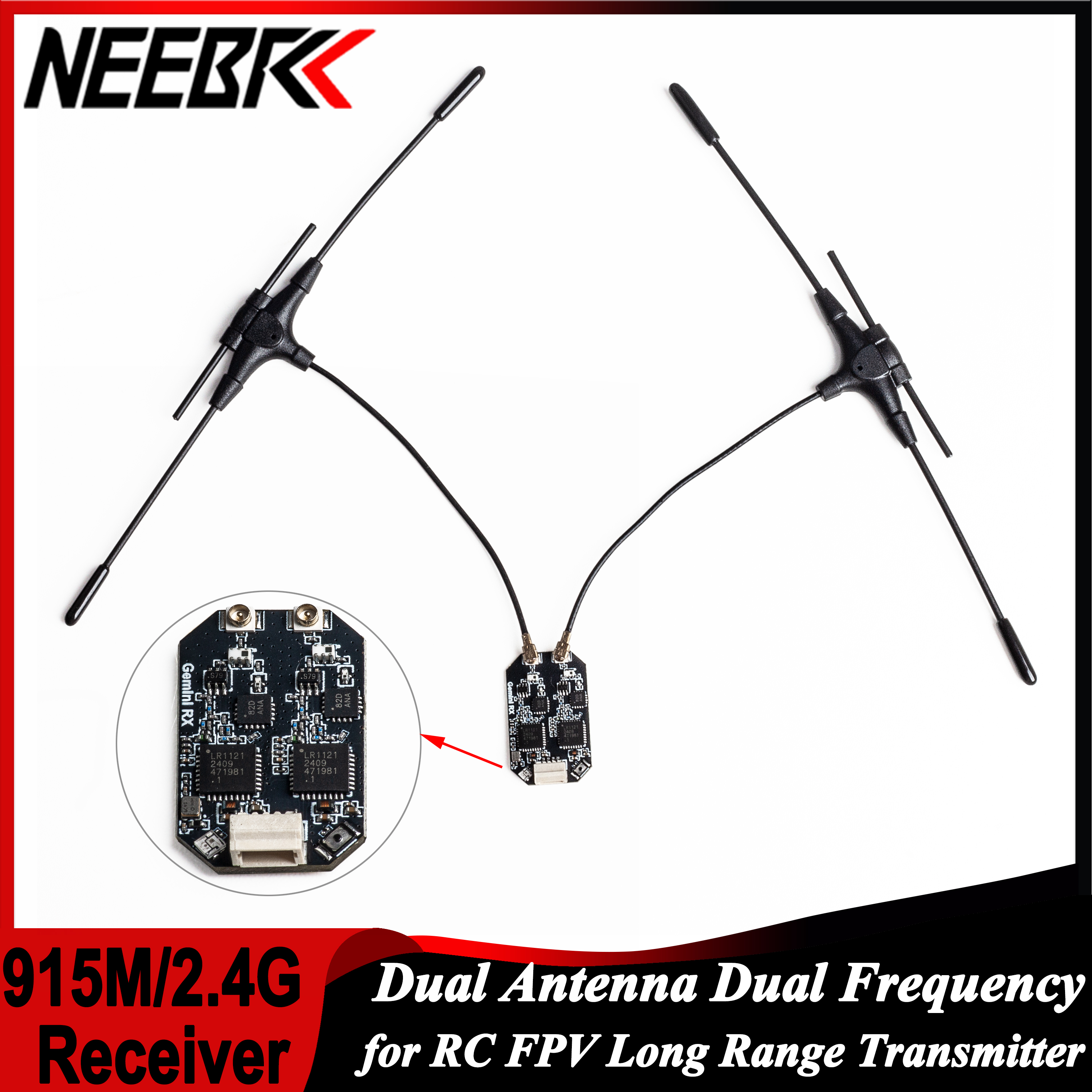 Elrs 915mhz/2.4ghz gemini ante - Drone Rc Quadcopter Controller avaliação e preço