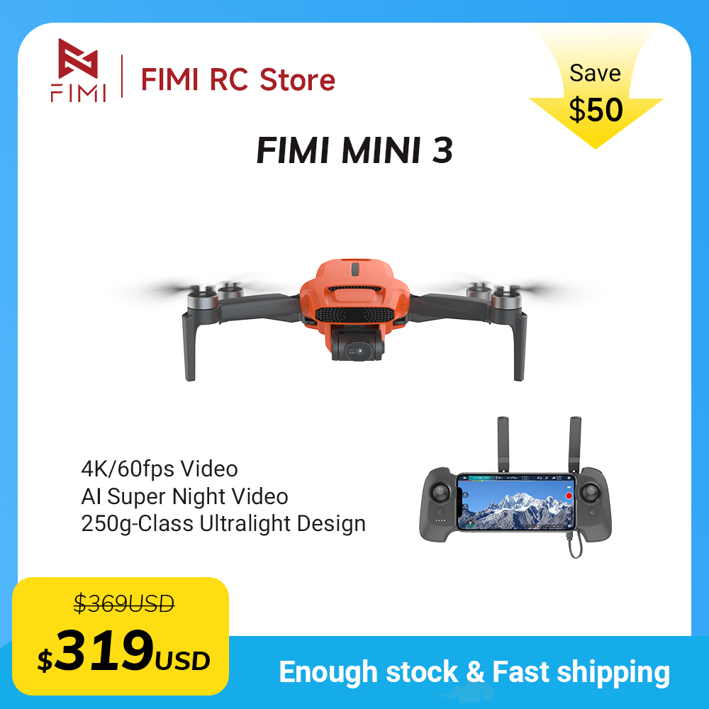 Drone FIMI MINI 3 com Câmera 4 - Drone Rc Dji avaliação e preço
