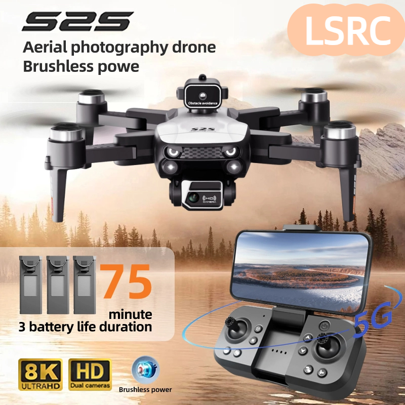 S2s mini drone 8k profissional - Rc Drone E88 avaliação e preço