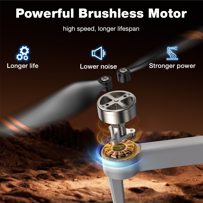 NOVO Drone L017 Pro Brushless  - Drone Rc Foldable avaliação e preço