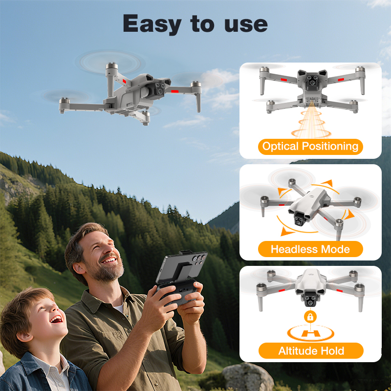 NOVO Drone L017 Pro Brushless  - Drone Rc Foldable avaliação e preço