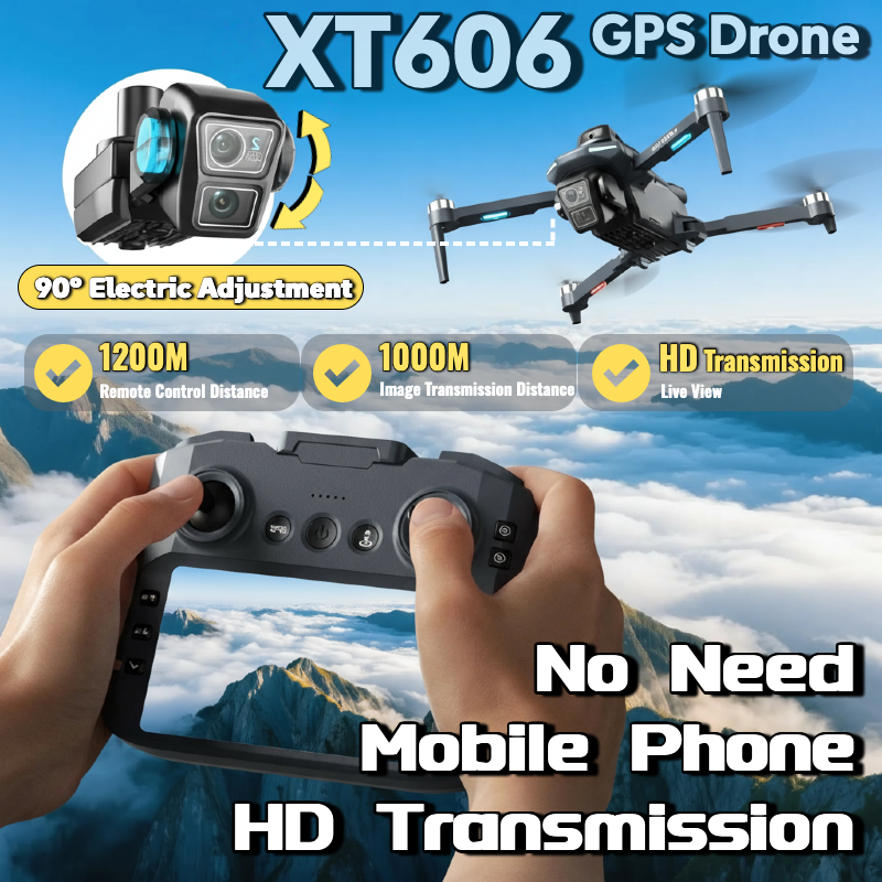 Drone GPS Lenovo XT606 MAX 202 - Rc Drone E88 avaliação e preço