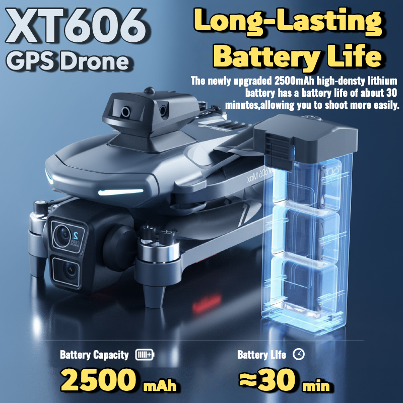Drone GPS Lenovo XT606 MAX 202 - Rc Drone E88 avaliação e preço