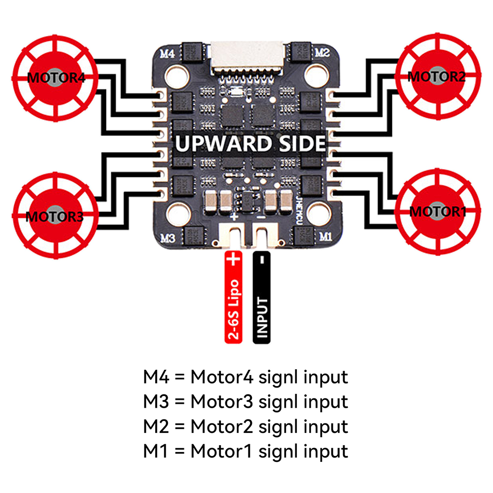 JHEMCU EM40A 40A BLheli_S 4 em - Esc 4In1 Brushless avaliação e preço