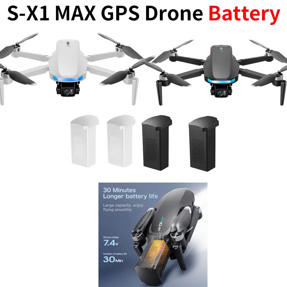 Bateria de Drone S-X1 MAX GPS  - Lyzrc Drone avaliação e preço
