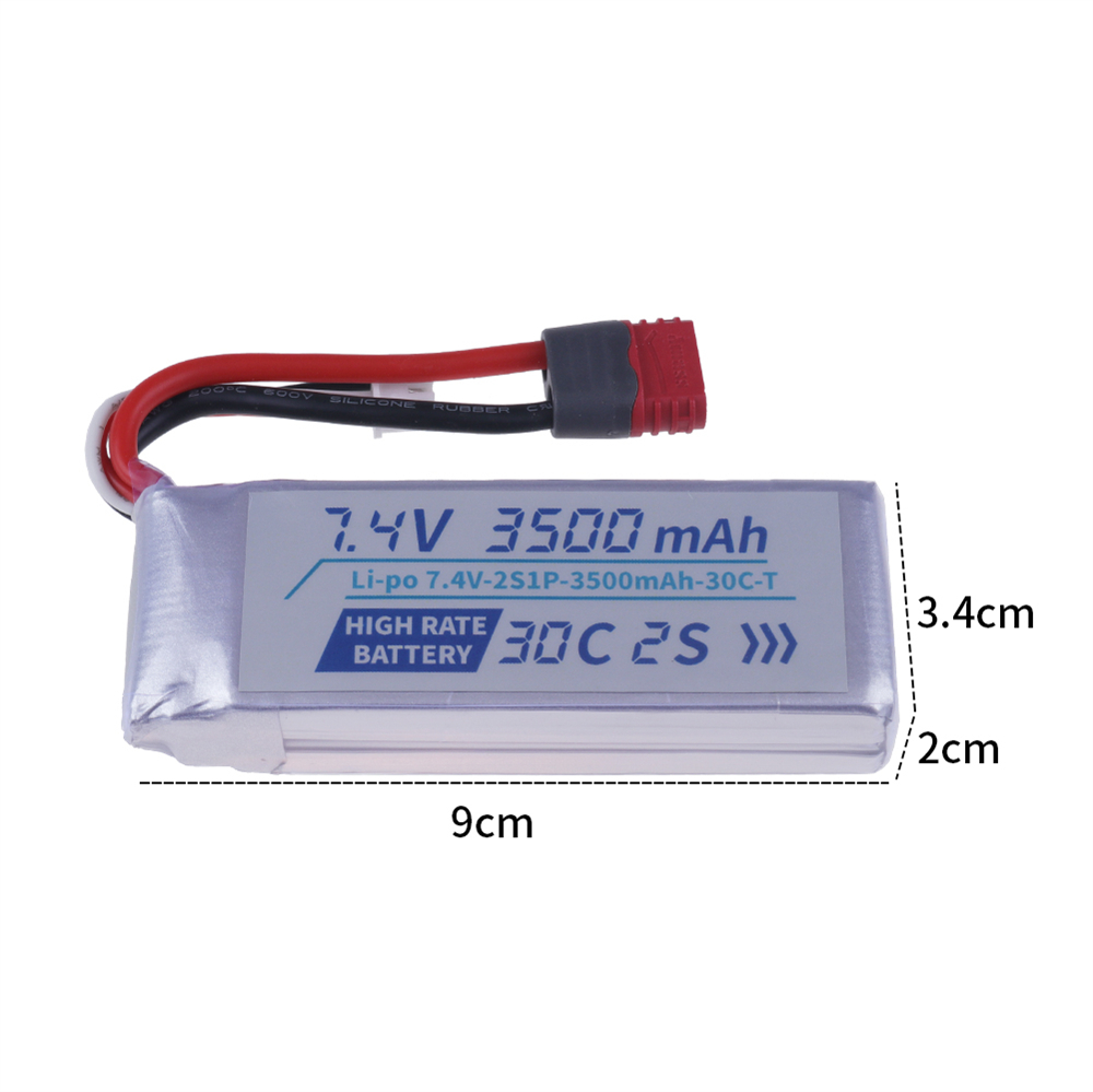 Bateria Lipo 3500MAH 30C 7.4V  - Drone Mjx Rc avaliação e preço